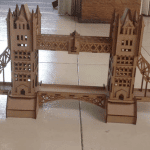 Tower Bridge de Londres - Vector descarganle para corte CNC y grabado laser gratis | Stanser