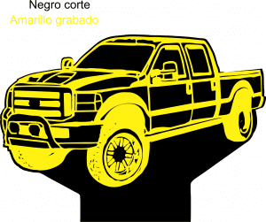 Camioneta (Grabado amarillo)