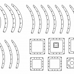 Pantalla de lámpara cuadrada - Vector SVG DXF para Laser CO2 - Descargable gratis | Stanser
