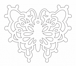 Adorno navideño «Mariposa»