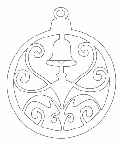 Esfera circular con campana