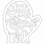 Guante Invernal 2 - Vector descarganle para corte CNC y grabado laser gratis | Stanser