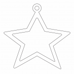 Esfera de estrella - Vector descarganle para corte CNC y grabado laser gratis | Stanser