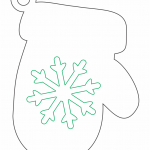 Guante invernal 5 - Vector descarganle para corte CNC y grabado laser gratis | Stanser