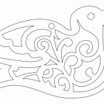 Esfera "Paloma" - Vector descarganle para corte CNC y grabado laser gratis | Stanser