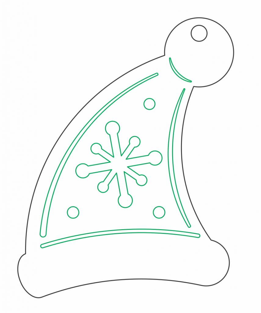 Esfera «Gorro» — vector para corte CNC