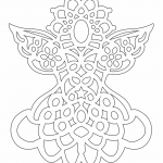 Figura de ángel - Vector descarganle para corte CNC y grabado laser gratis | Stanser