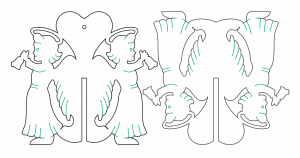 Esfera 3D «Ángeles»