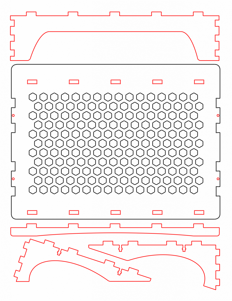 Base para Laptop — vector para corte CNC