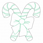 Bastones de dulce - Vector descarganle para corte CNC y grabado laser gratis | Stanser