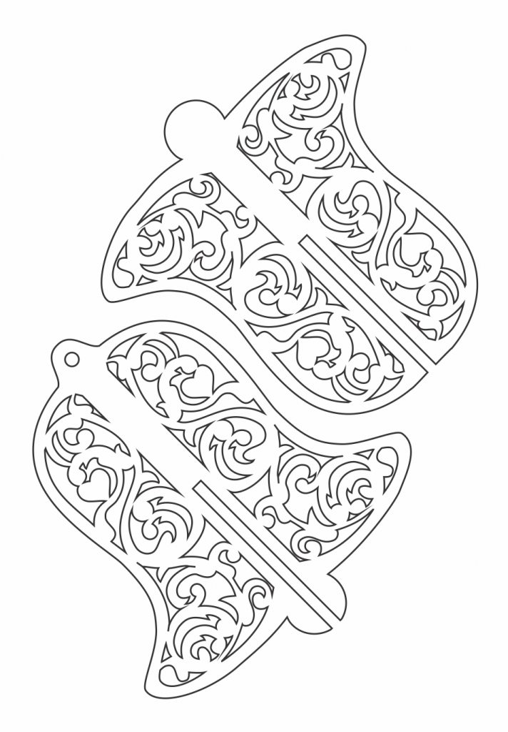 Campana 3D — vector para corte CNC