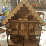 Casa con muebles - Vector descarganle para corte CNC y grabado laser gratis | Stanser