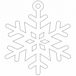 Copo de nieve 11 - Vector descarganle para corte CNC y grabado laser gratis | Stanser