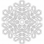 Copo de nieve 12 - Vector descarganle para corte CNC y grabado laser gratis | Stanser