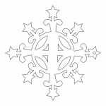 Copo de nieve 13 - Vector descarganle para corte CNC y grabado laser gratis | Stanser