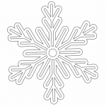 Copo de nieve 17 - Vector descarganle para corte CNC y grabado laser gratis | Stanser