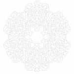Copo de nieve 18 - Vector descarganle para corte CNC y grabado laser gratis | Stanser