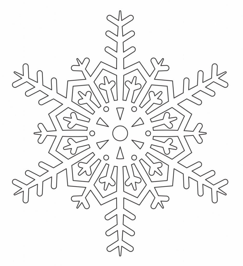 Copo de nieve 20 — vector para corte CNC