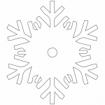 Copo de nieve 21 - Vector descarganle para corte CNC y grabado laser gratis | Stanser