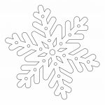 Copo de nieve 24 - Vector descarganle para corte CNC y grabado laser gratis | Stanser