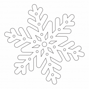 Copo de nieve 24