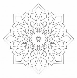 Copo de nieve 25
