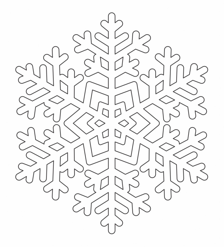 Copo de nieve 31 — vector para corte CNC