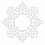 Copo de nieve 37 - Vector descarganle para corte CNC y grabado laser gratis | Stanser