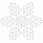 Copo de nieve 4 - Vector descarganle para corte CNC y grabado laser gratis | Stanser