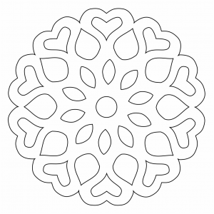 Copo de nieve 40