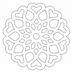 Copo de nieve 42 - Vector descarganle para corte CNC y grabado laser gratis | Stanser