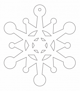 Copo de nieve 45
