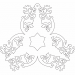 Copo de nieve 49 - Vector descarganle para corte CNC y grabado laser gratis | Stanser