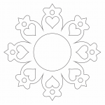 Copo de nieve 5 - Vector descarganle para corte CNC y grabado laser gratis | Stanser