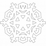 Copo de nieve 50 - Vector descarganle para corte CNC y grabado laser gratis | Stanser