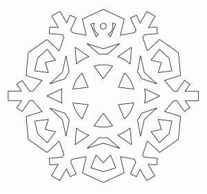 Copo de nieve 50