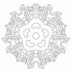 Copo de nieve 52 - Vector descarganle para corte CNC y grabado laser gratis | Stanser