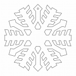 Copo de nieve 55 - Vector descarganle para corte CNC y grabado laser gratis | Stanser