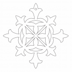 Copo de nieve 58 - Vector descarganle para corte CNC y grabado laser gratis | Stanser