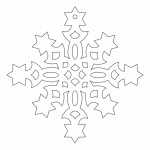 Copo de nieve 59 - Vector descarganle para corte CNC y grabado laser gratis | Stanser