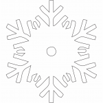 Copo de nieve 6 - Vector descarganle para corte CNC y grabado laser gratis | Stanser