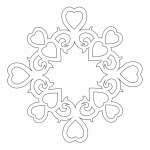 Copo de nieve 61 - Vector descarganle para corte CNC y grabado laser gratis | Stanser