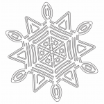 Copo de nieve 8 - Vector descarganle para corte CNC y grabado laser gratis | Stanser