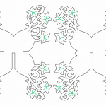 Esfera 3D "Flores" 2 - Vector descarganle para corte CNC y grabado laser gratis | Stanser