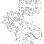 Esfera 3D "María y José" - Vector descarganle para corte CNC y grabado laser gratis | Stanser