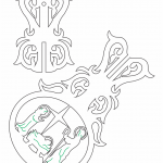 Esfera 3D "Nacimiento de Jesús" - Vector descarganle para corte CNC y grabado laser gratis | Stanser