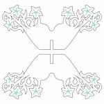 Esfera 3D "Flores" - Vector descarganle para corte CNC y grabado laser gratis | Stanser