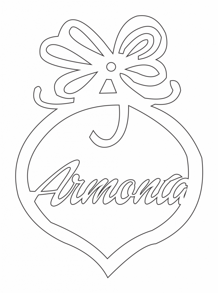 Esfera con texto 7 — vector para corte CNC