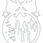Esfera "Par de velas" - Vector descarganle para corte CNC y grabado laser gratis | Stanser