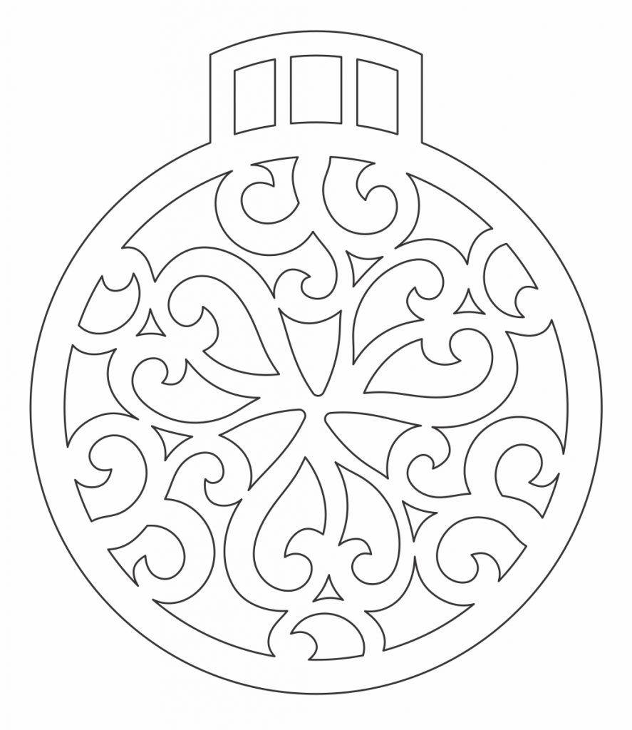 Esfera «Corazones» — vector para corte CNC